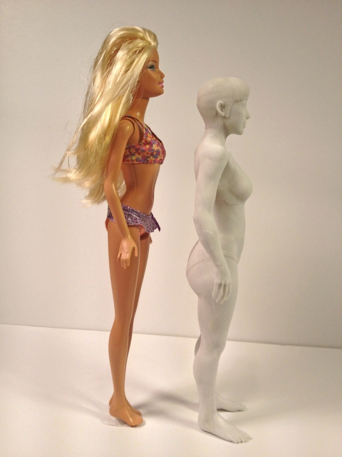barbie 3D figure